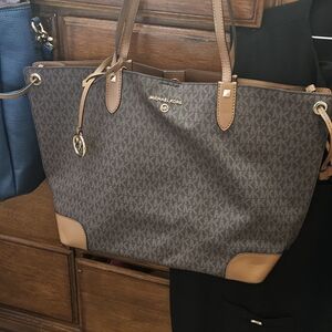 Michael Kors Signature Brown and Tan Tote